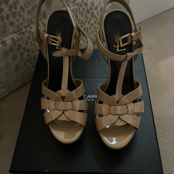 Saint Laurent Tribute Platform Sandals - Picture 5 of 12